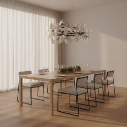 Lampa BOTANIKA – rzeźbiarska oprawa świetlna Ginkgo