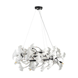 Lampa BOTANIKA – rzeźbiarska oprawa świetlna Ginkgo