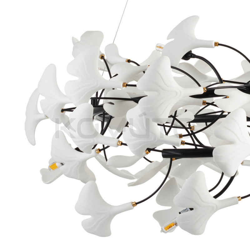 Lampa BOTANIKA – rzeźbiarska oprawa świetlna Ginkgo