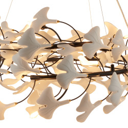 Lampa BOTANIKA – rzeźbiarska oprawa świetlna Ginkgo