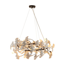 Lampa BOTANIKA – rzeźbiarska oprawa świetlna Ginkgo