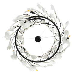 Lampa BOTANIKA – rzeźbiarska oprawa świetlna Ginkgo