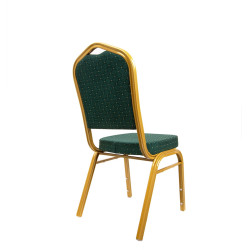 Krzesło eventowe HEKATE zielone – krzesło do sal bankietowych