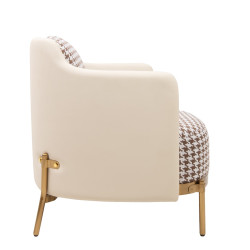 Fotel VENICE – Manifest Stylu. Dialog Pepitki i Złota