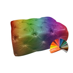 Pufa Moon Chesterfield ze skóry naturalnej – luksus i funkcjonalność