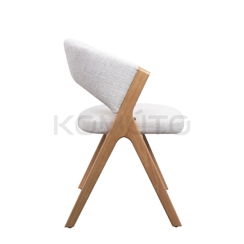 Krzesło do jadalni FIRENZE beżowe – elegancja i naturalna forma