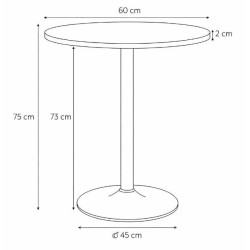Stół Tulp 60 – elegancja i design w małym formacie | Komuto.pl