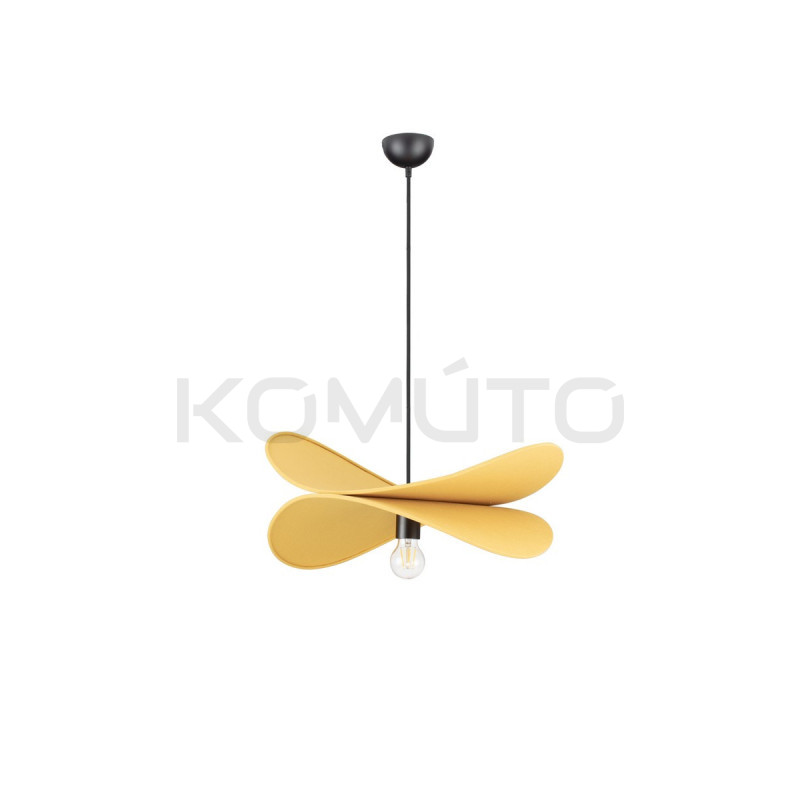 Mariposa – lampa wisząca z lnianym kloszem w kształcie skrzydeł