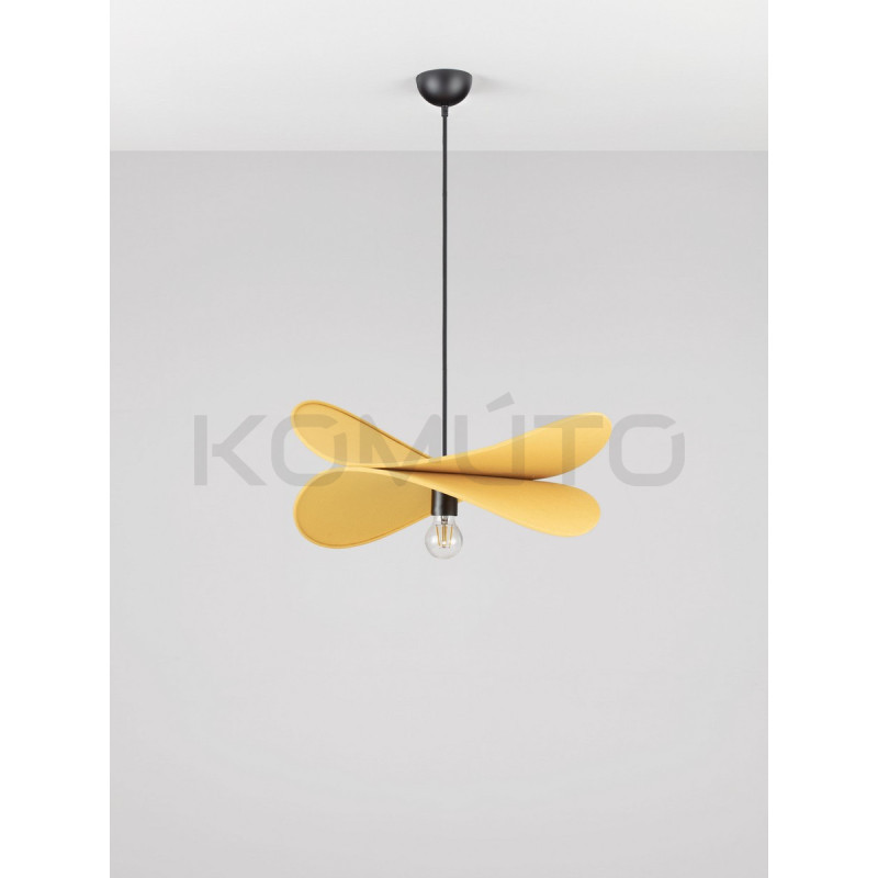 Mariposa – lampa wisząca z lnianym kloszem w kształcie skrzydeł