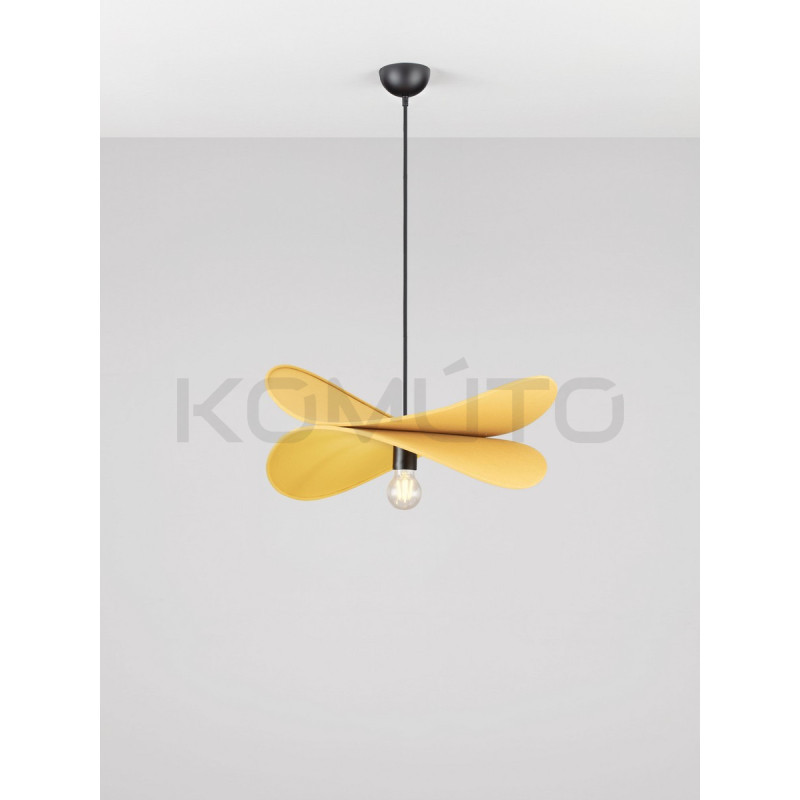 Mariposa – lampa wisząca z lnianym kloszem w kształcie skrzydeł