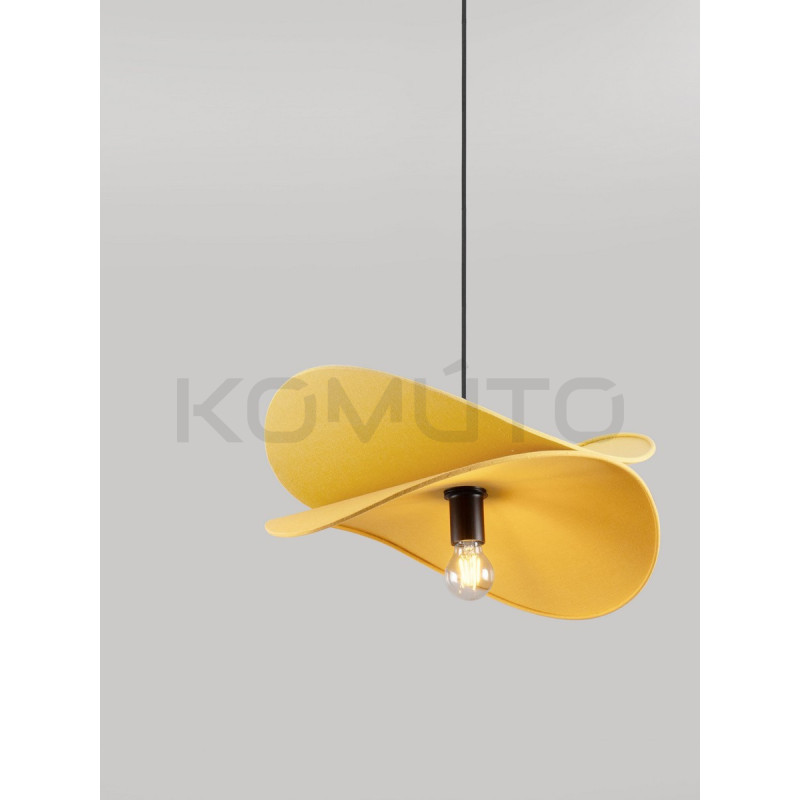 Mariposa – lampa wisząca z lnianym kloszem w kształcie skrzydeł