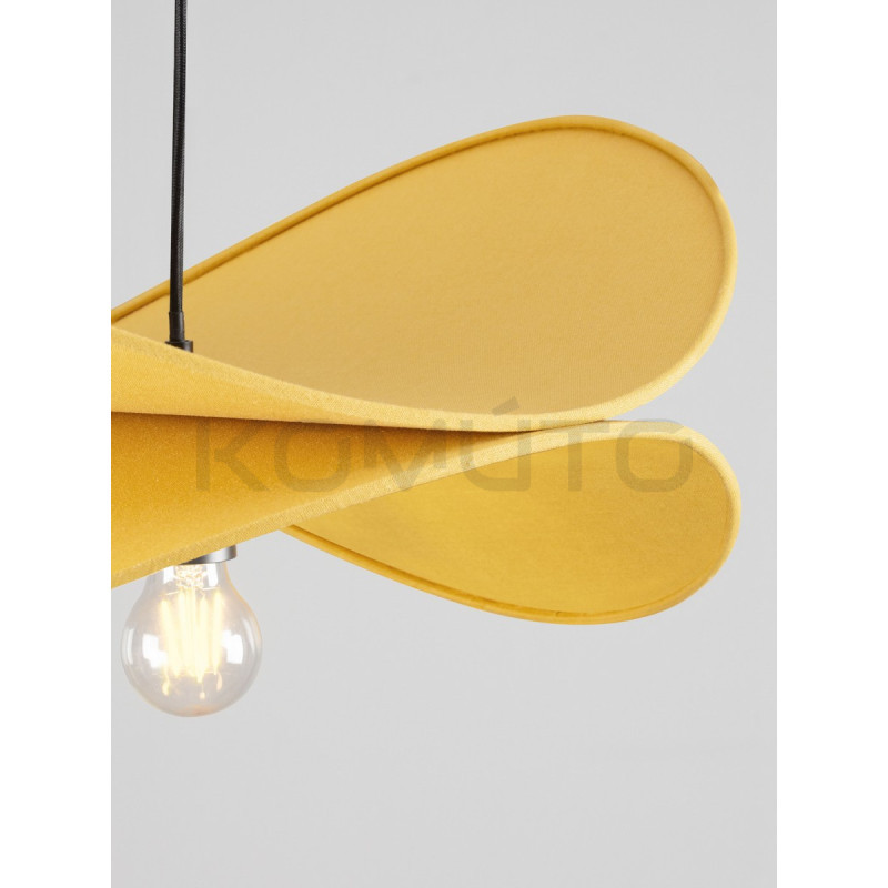 Mariposa – lampa wisząca z lnianym kloszem w kształcie skrzydeł