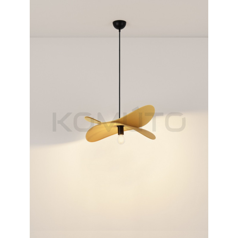 Mariposa – lampa wisząca z lnianym kloszem w kształcie skrzydeł