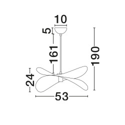 Mariposa – lampa wisząca z lnianym kloszem w kształcie skrzydeł