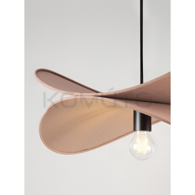 Mariposa – lampa wisząca z lnianym kloszem w kształcie skrzydeł