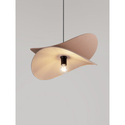 Mariposa – lampa wisząca z lnianym kloszem w kształcie skrzydeł