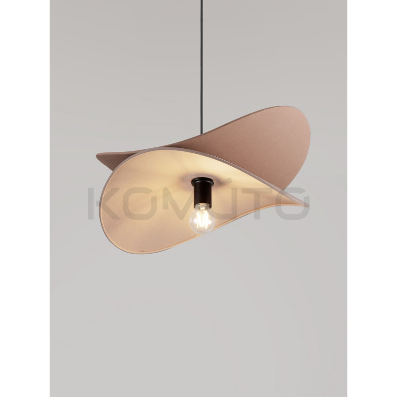 Mariposa – lampa wisząca z lnianym kloszem w kształcie skrzydeł