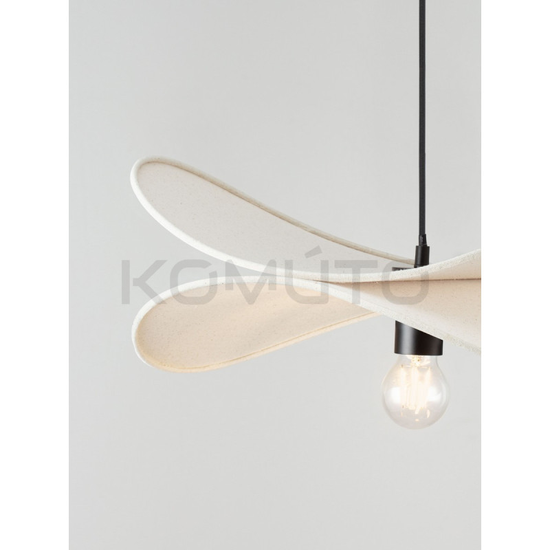 Mariposa – lampa wisząca z lnianym kloszem w kształcie skrzydeł