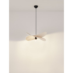 Mariposa – lampa wisząca z lnianym kloszem w kształcie skrzydeł