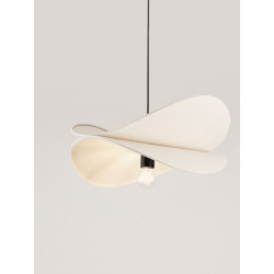 Mariposa – lampa wisząca z lnianym kloszem w kształcie skrzydeł