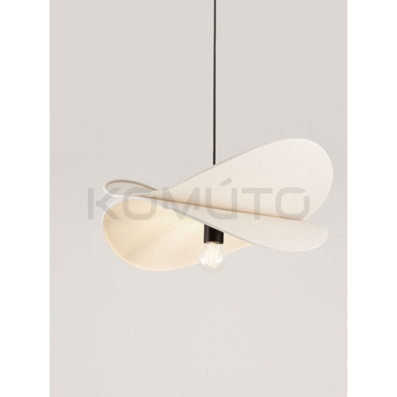 Mariposa – lampa wisząca z lnianym kloszem w kształcie skrzydeł