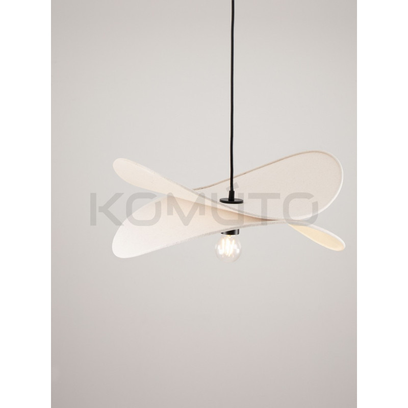 Mariposa – lampa wisząca z lnianym kloszem w kształcie skrzydeł