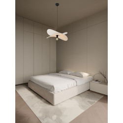 Mariposa – lampa wisząca z lnianym kloszem w kształcie skrzydeł