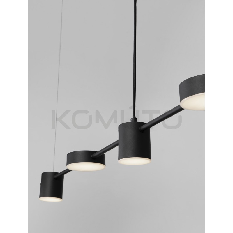 Lampa MODERNO Diko 120 czarna – nowoczesna lampa LED nad stół i wyspę