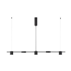 Lampa MODERNO Diko 120 czarna – nowoczesna lampa LED nad stół i wyspę