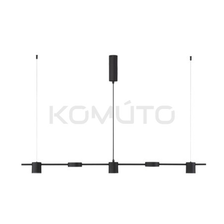 Lampa MODERNO Diko 120 czarna – nowoczesna lampa LED nad stół i wyspę