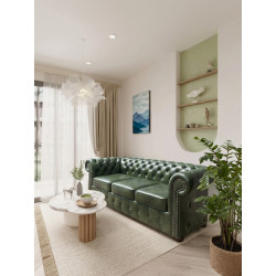 Skórzana Sofa Chesterfield Classic 3 osobowa