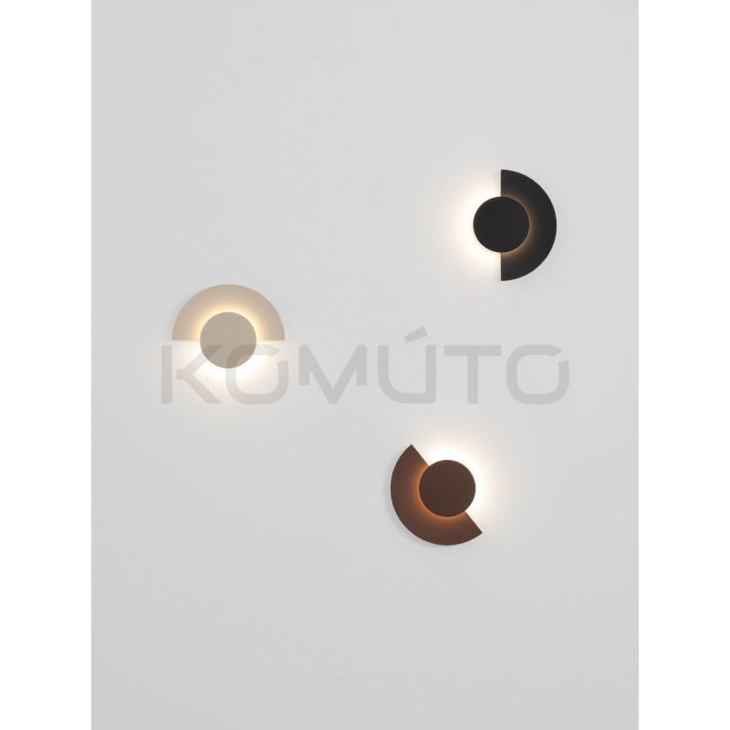 Lampa Ścienna Eclipse LED – Geometryczna Rzeźba Świetlna