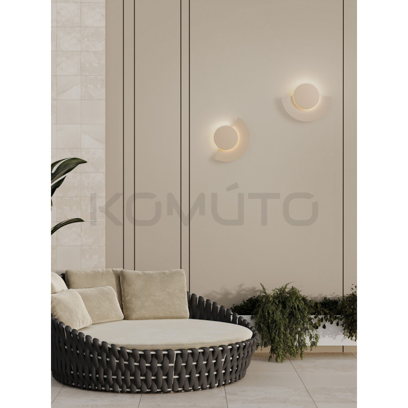 Lampa Ścienna Eclipse LED – Geometryczna Rzeźba Świetlna