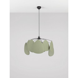 Vela – Designerska lampa wisząca | Rzeźbiarska forma z lnu