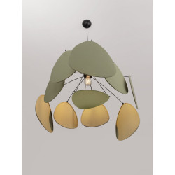 Vela – Designerska lampa wisząca | Rzeźbiarska forma z lnu