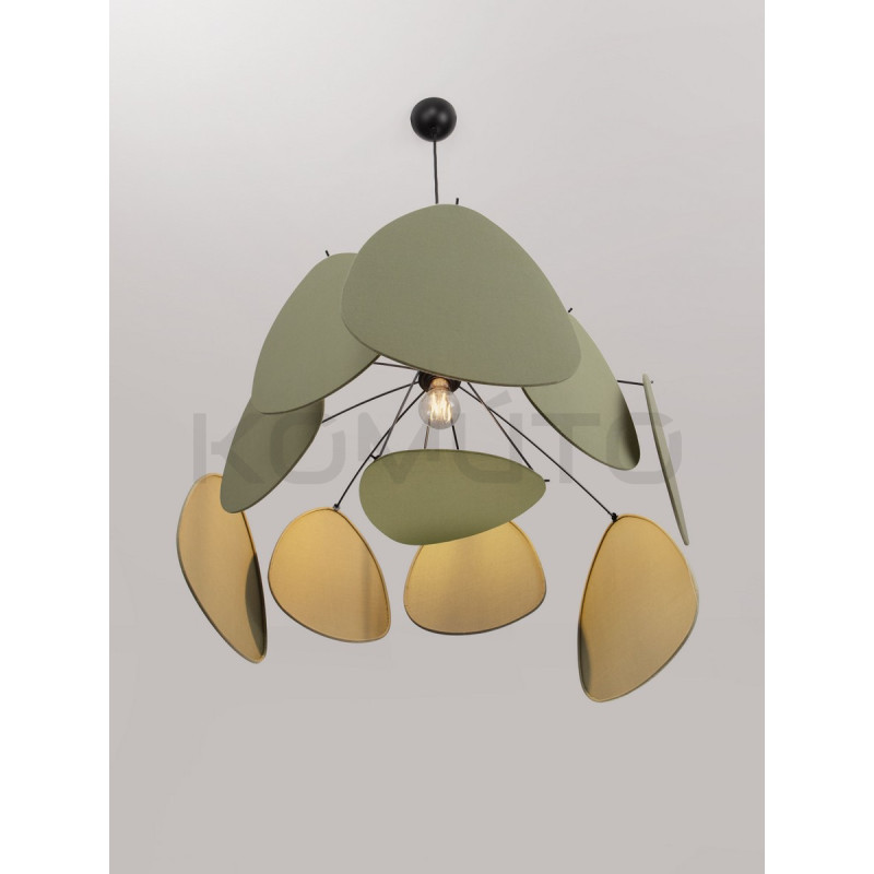 Vela – Designerska lampa wisząca | Rzeźbiarska forma z lnu