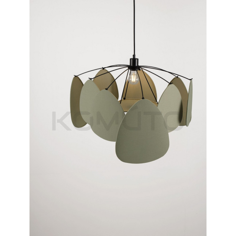 Vela – Designerska lampa wisząca | Rzeźbiarska forma z lnu