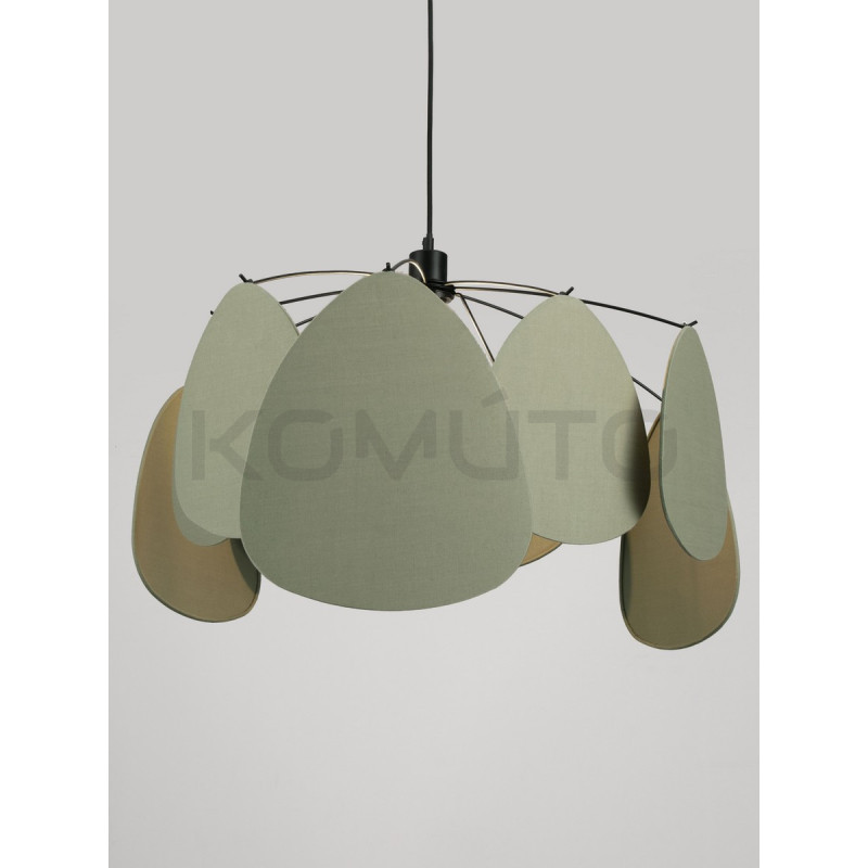 Vela – Designerska lampa wisząca | Rzeźbiarska forma z lnu