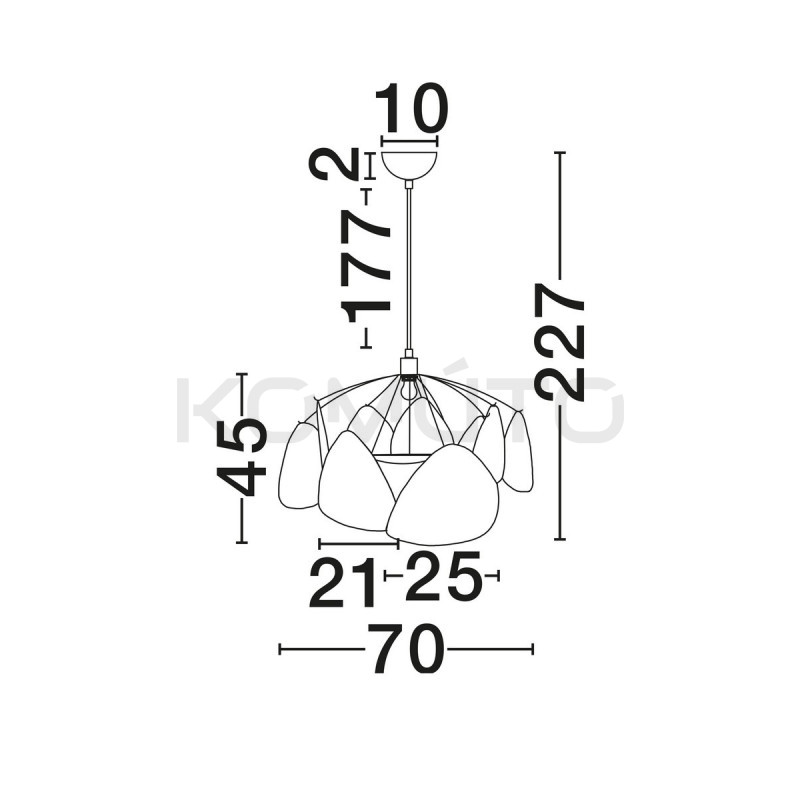 Vela – Designerska lampa wisząca | Rzeźbiarska forma z lnu
