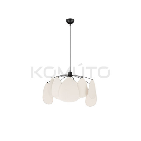 Vela – Designerska lampa wisząca | Rzeźbiarska forma z lnu