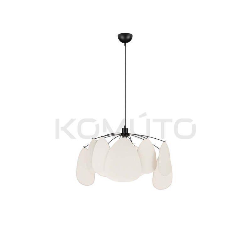 Vela – Designerska lampa wisząca | Rzeźbiarska forma z lnu