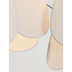 Vela – Designerska lampa wisząca | Rzeźbiarska forma z lnu