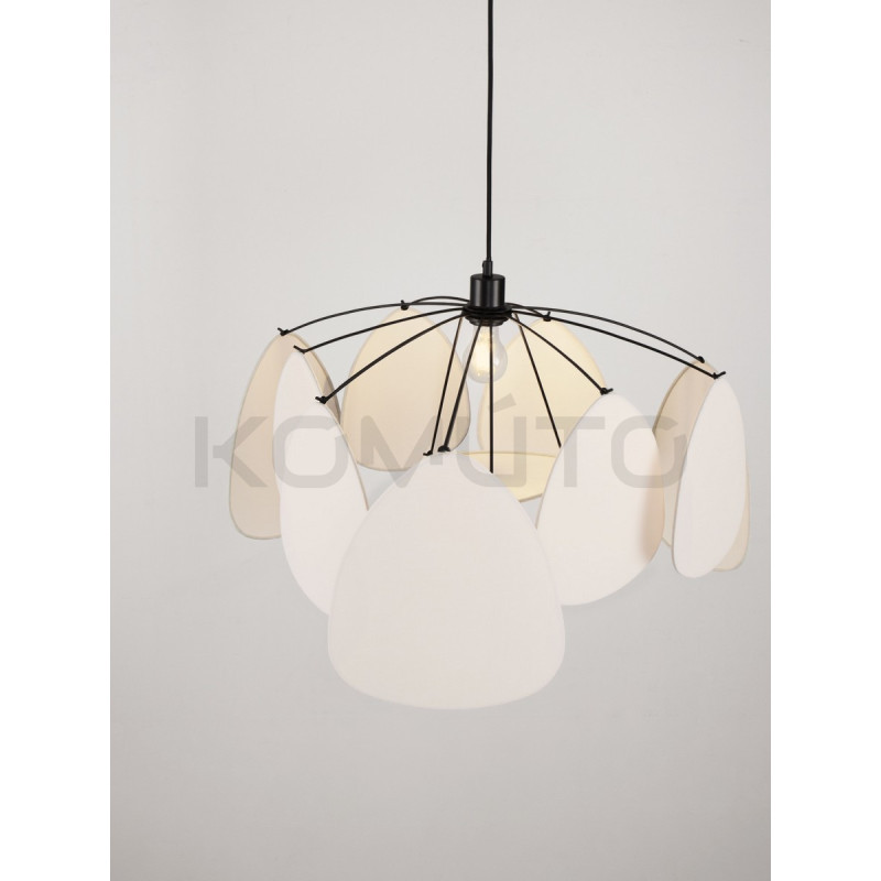Vela – Designerska lampa wisząca | Rzeźbiarska forma z lnu