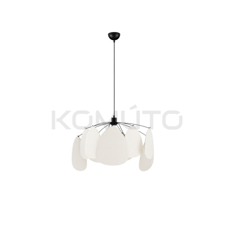 Vela – Designerska lampa wisząca | Rzeźbiarska forma z lnu