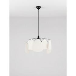 Vela – Designerska lampa wisząca | Rzeźbiarska forma z lnu