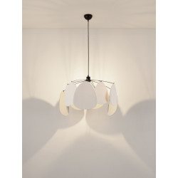 Vela – Designerska lampa wisząca | Rzeźbiarska forma z lnu