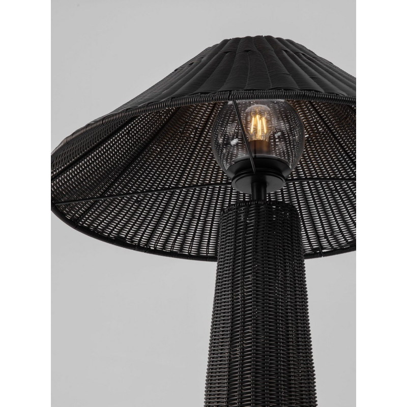 Lampa podłogowa BRAID IP65 rattan | na taras|do salonu