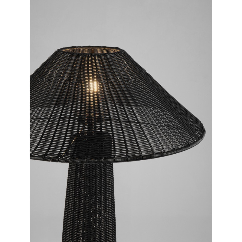 Lampa podłogowa BRAID IP65 rattan | na taras|do salonu