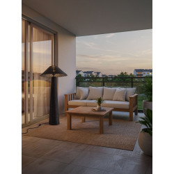 Lampa podłogowa BRAID IP65 rattan | na taras|do salonu