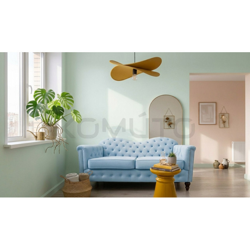 Sofa Chesterfield z funkcją spania Mondelebrity 3 os. | Komuto.pl